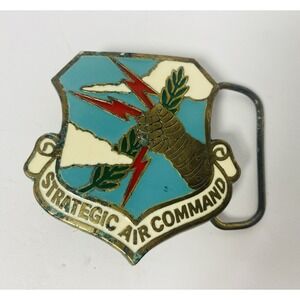 Strategic Air Command Belt Buckle The Great American Buckle Company 1991 Vintage